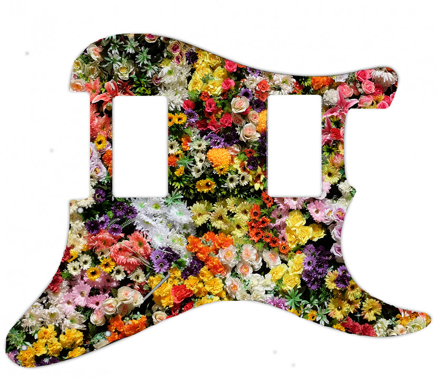 Flower Market Stall Pickguard for Fender Stratocaster **PRINTING ONLY**