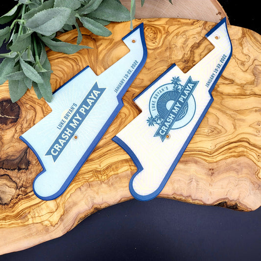 Custom Pickguards for Luke Bryan Crash My Playa Tour Auction