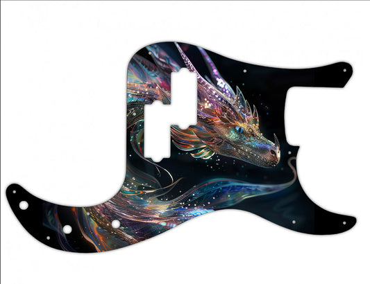 Dragon Fender P Bass Custom Pickguard **PRINTING ONLY**
