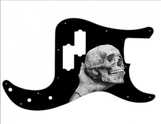 The Skull Fender P Bass Custom Pickguard **PRINTING ONLY**