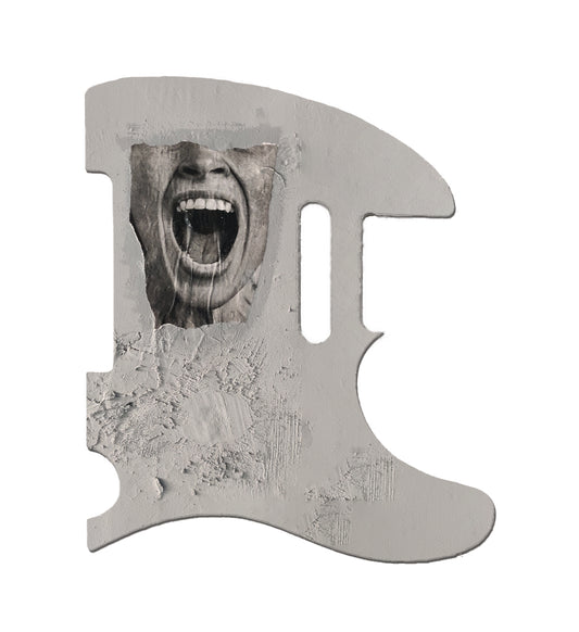 Screaming Concrete Fender Telecaster Style Pickguard **PRINTING ONLY**