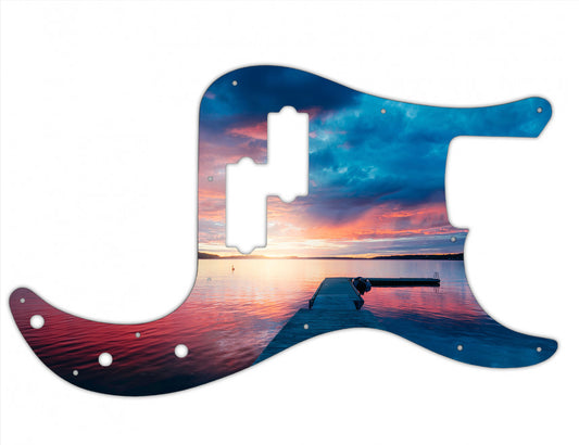 Lake Sunset Fender P Bass Custom Pickguard **PRINTING ONLY**