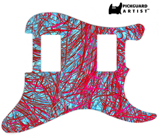 Red Tape Pickguard for Fender Stratocaster **PRINTING ONLY**
