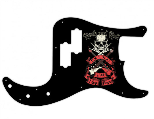 Pirate Life Skull Tattoo Fender P Bass Custom Pickguard **PRINTING ONLY**