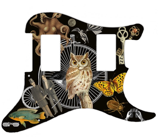 Steampunk Style Pickguard for Fender Stratocaster **PRINTING ONLY**