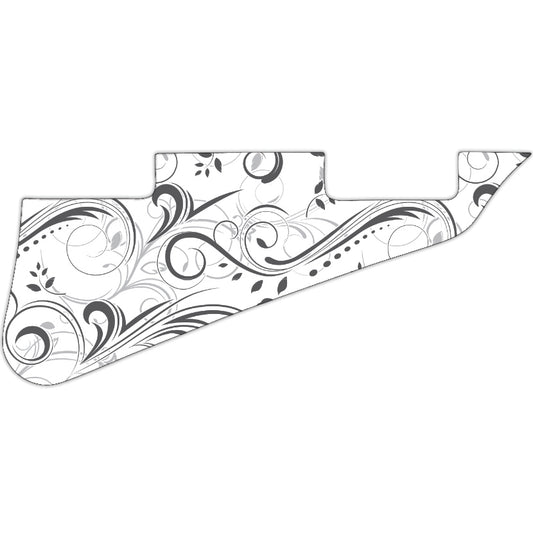 Gray Swirl Les Paul Standard Guitar Pickguard **PRINTING ONLY**
