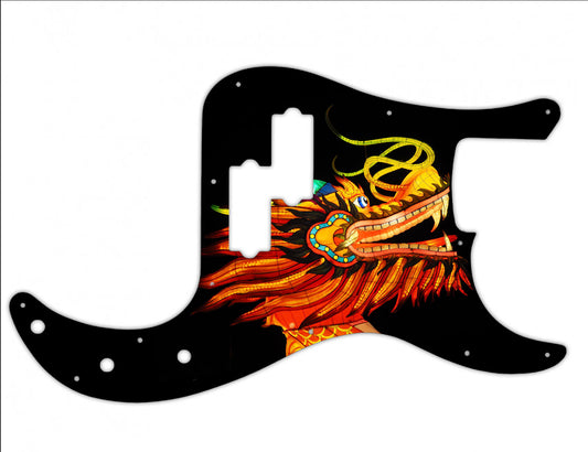 Tale of the Dragon Optical Illusion Fender P Bass Custom Pickguard **PRINTING ONLY**